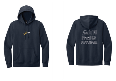 Retro Faith Family Football Hoodie