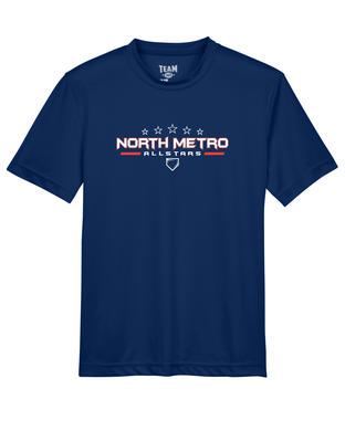 North Metro All Stars- Youth Short Sleeve Performance T-shirt