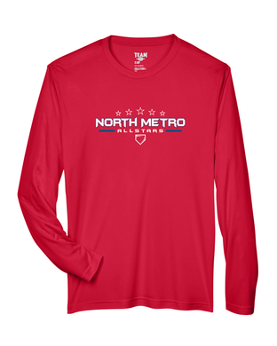 North Metro All Stars- Adult Long Sleeve Performance T-shirt