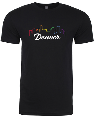 Denver Skyline- Unisex T-shirt
